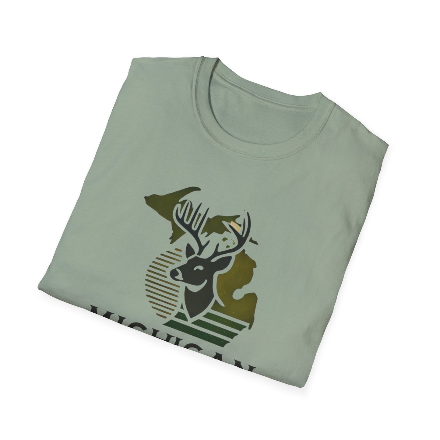 Michigan Tracking State Softstyle T-Shirt