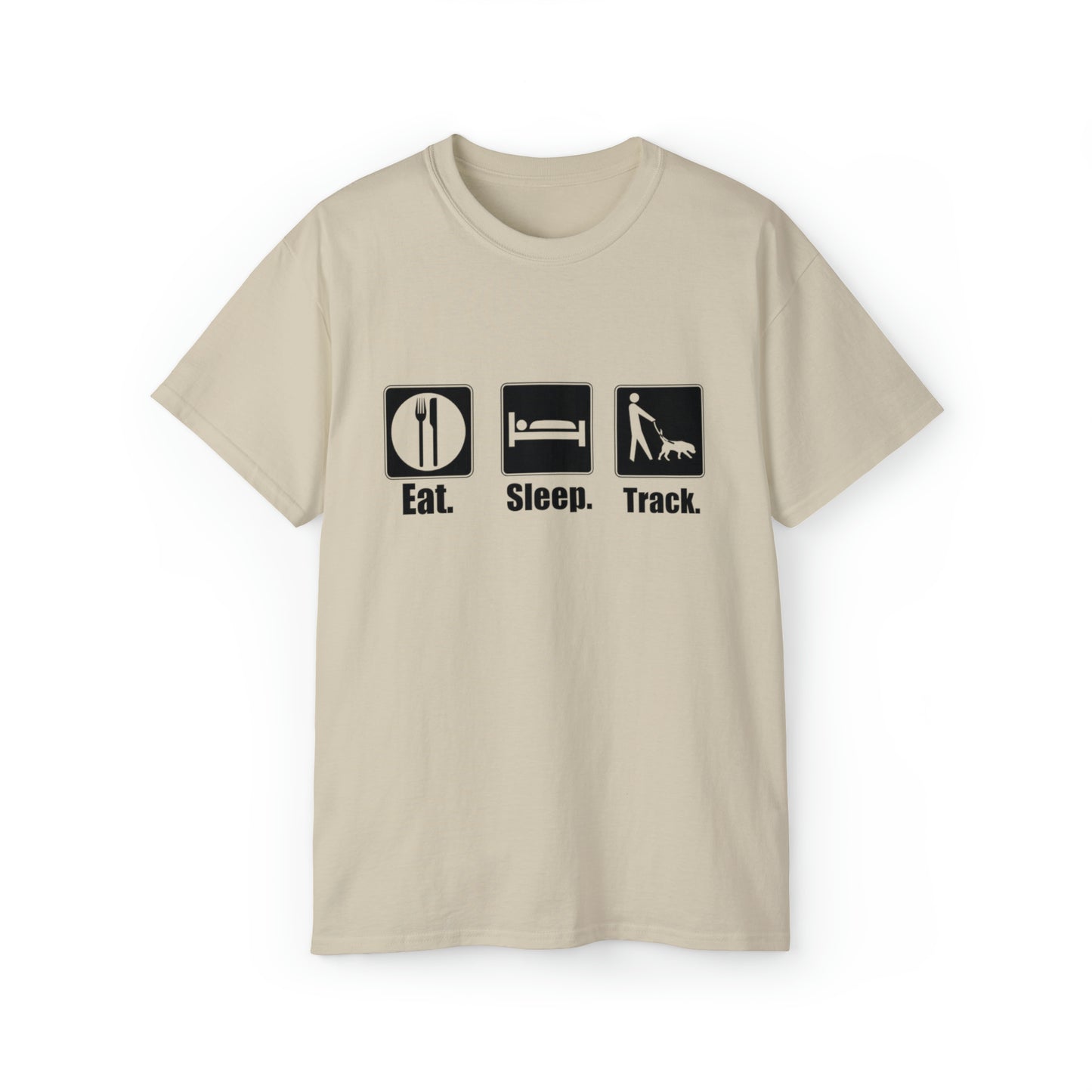 Eat. Sleep. Track. Unisex Ultra Cotton Tee
