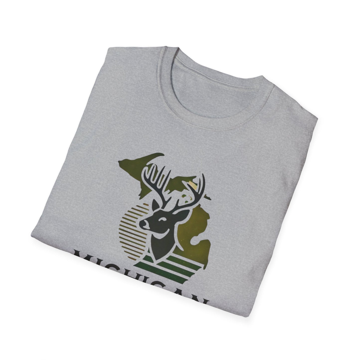 Michigan Tracking State Softstyle T-Shirt