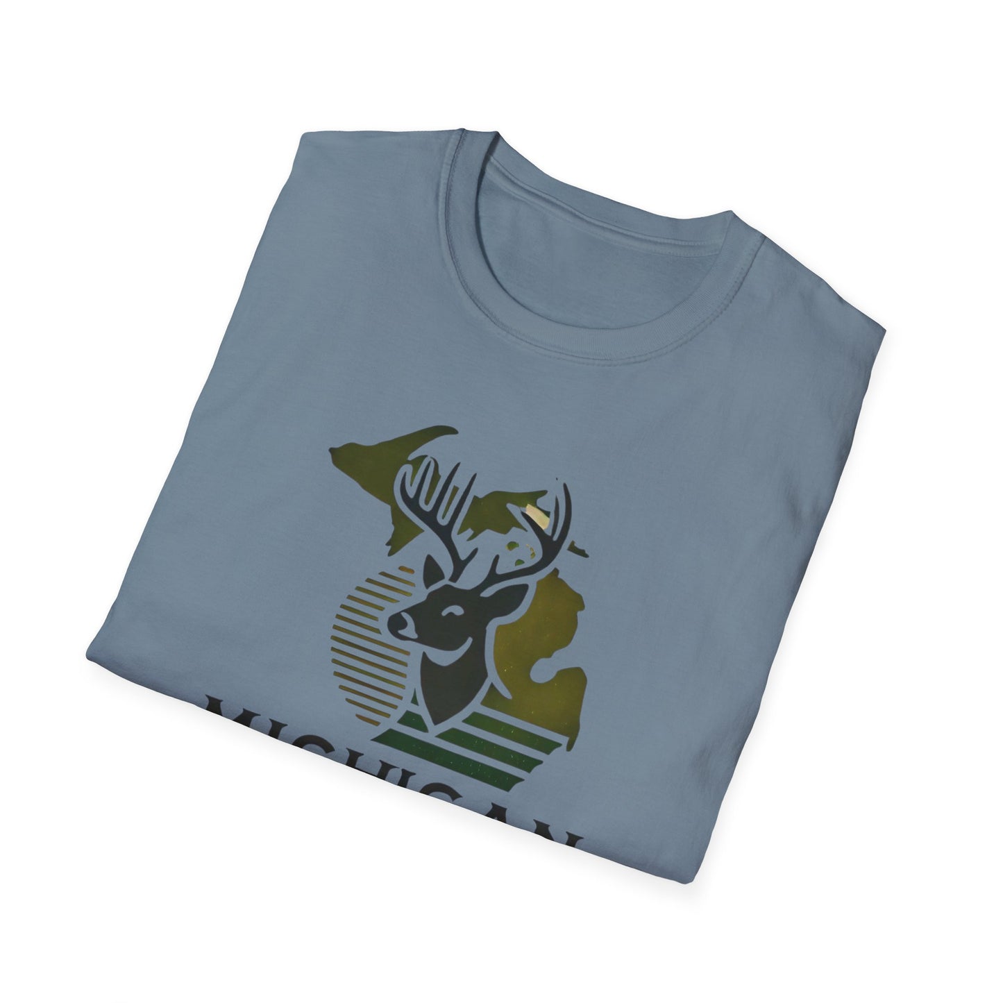 Michigan Tracking State Softstyle T-Shirt