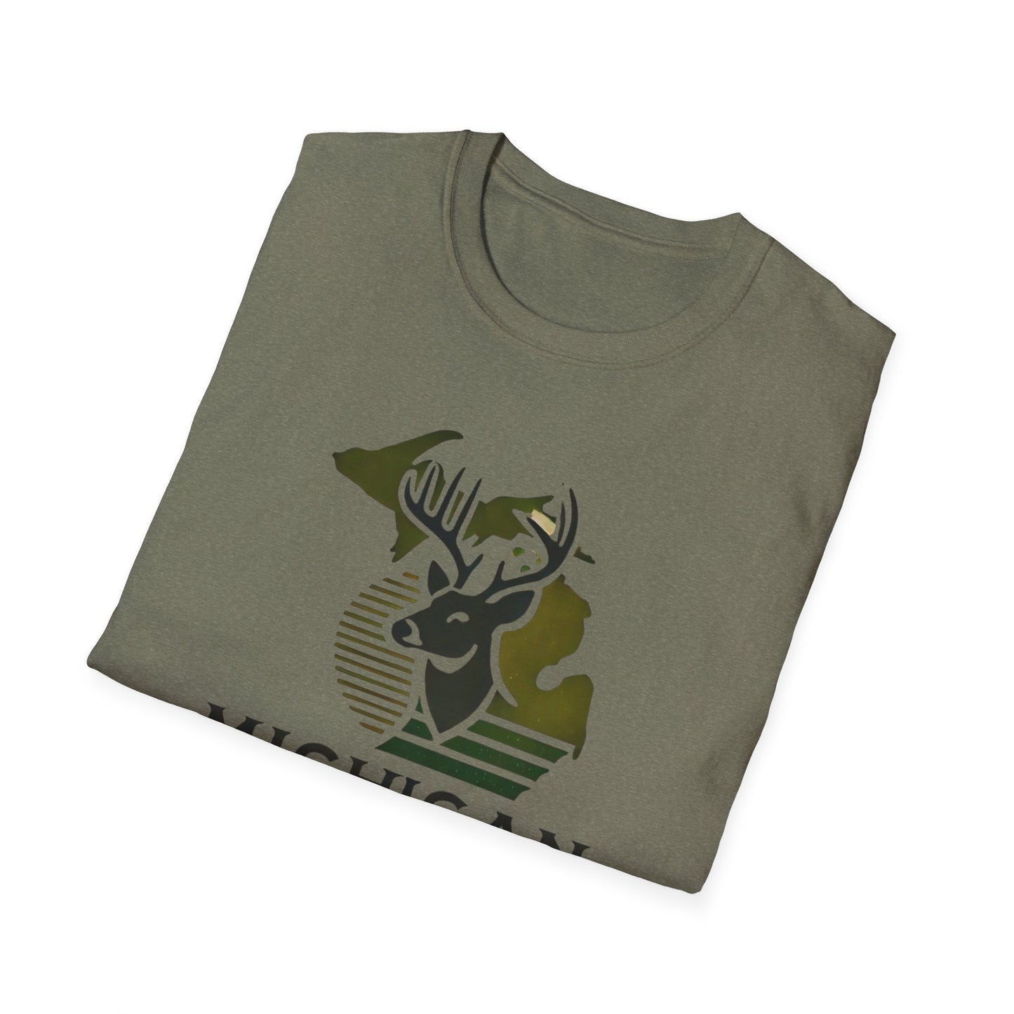 Michigan Tracking State Softstyle T-Shirt
