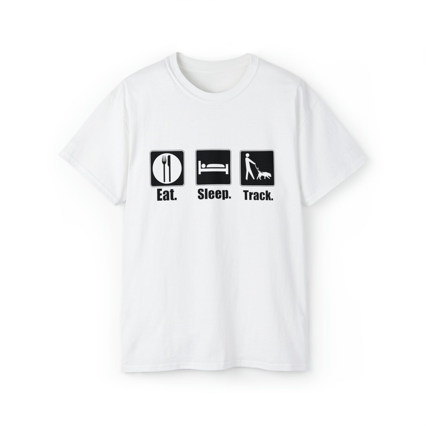 Eat. Sleep. Track. Unisex Ultra Cotton Tee