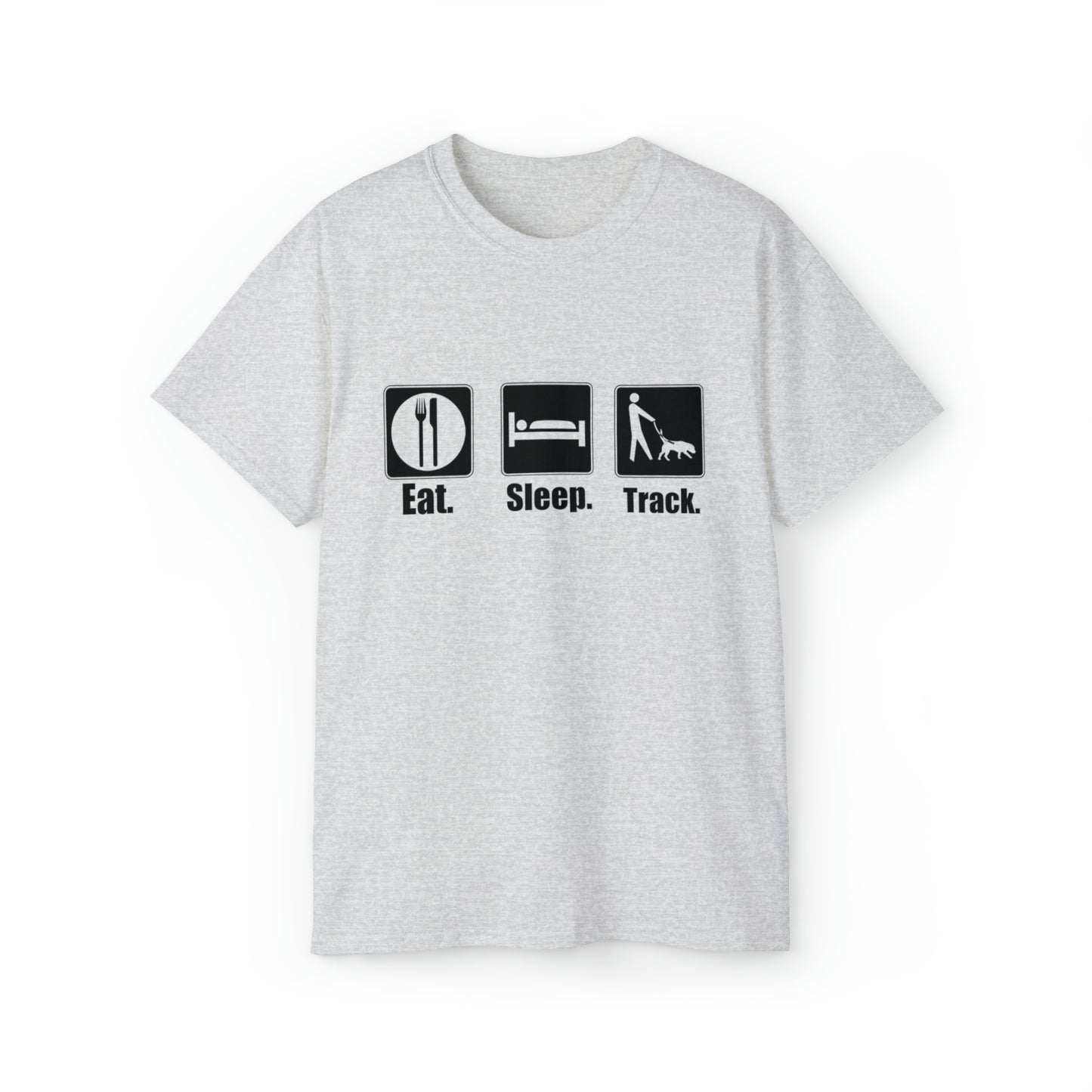 Eat. Sleep. Track. Unisex Ultra Cotton Tee