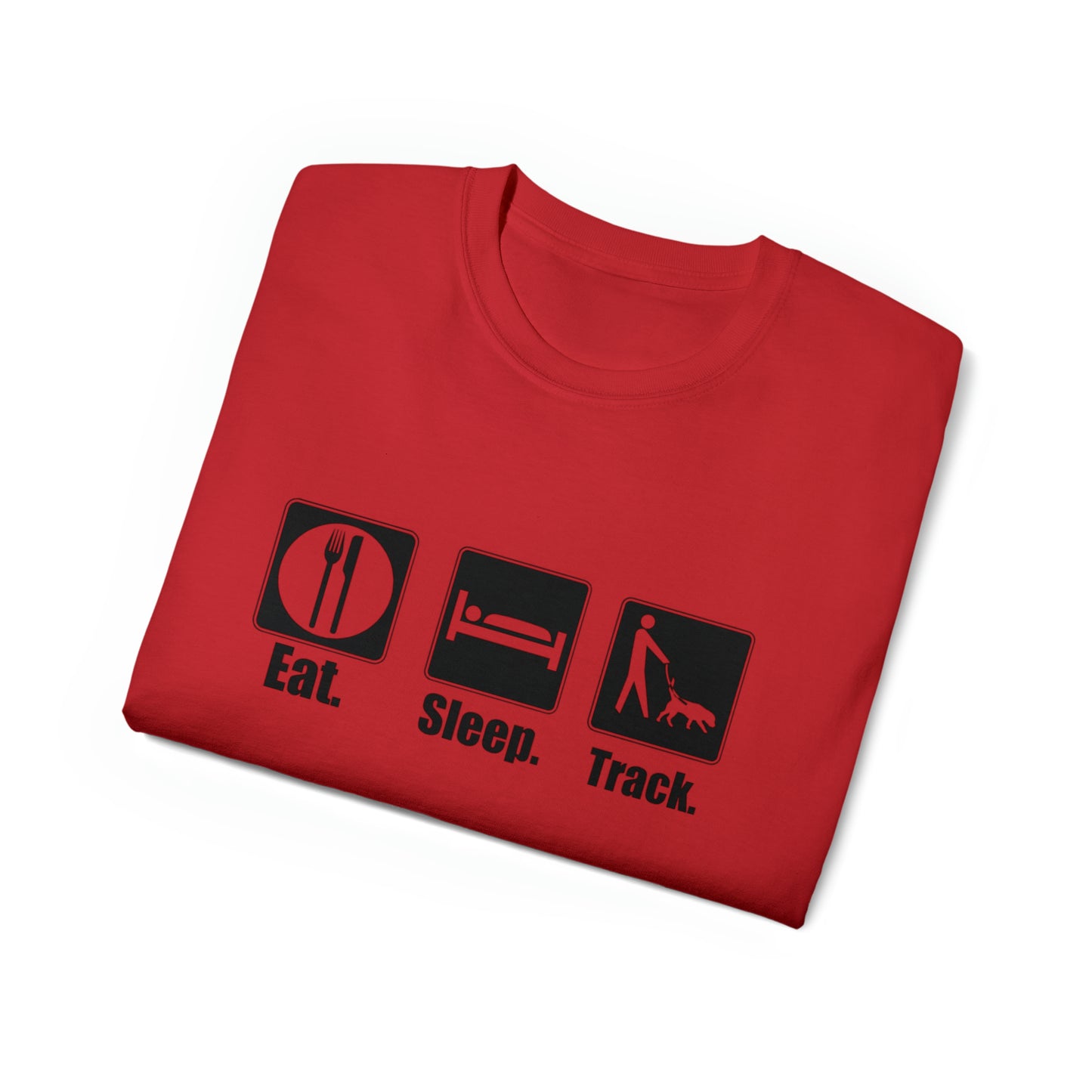 Eat. Sleep. Track. Unisex Ultra Cotton Tee