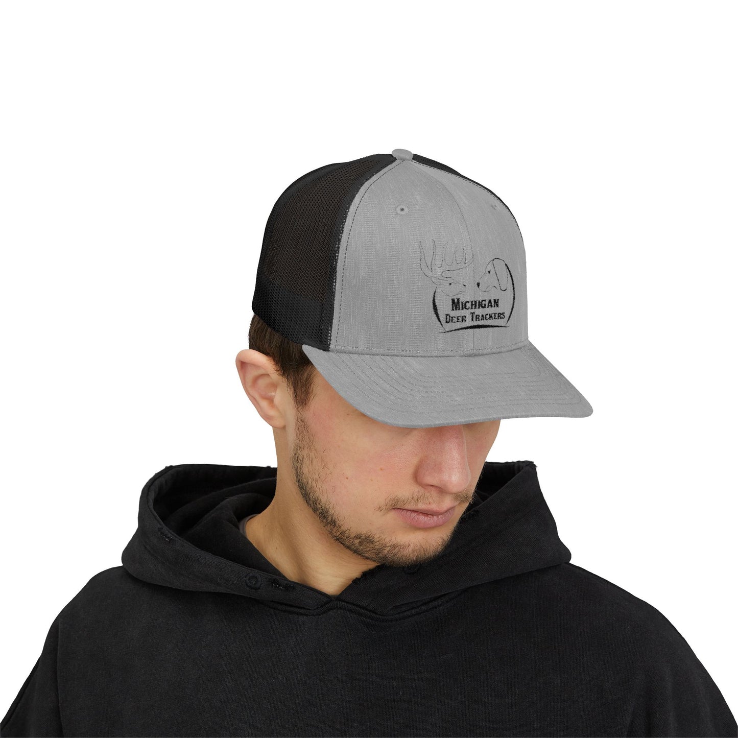Michigan Deer Trackers Snapback Trucker Hat