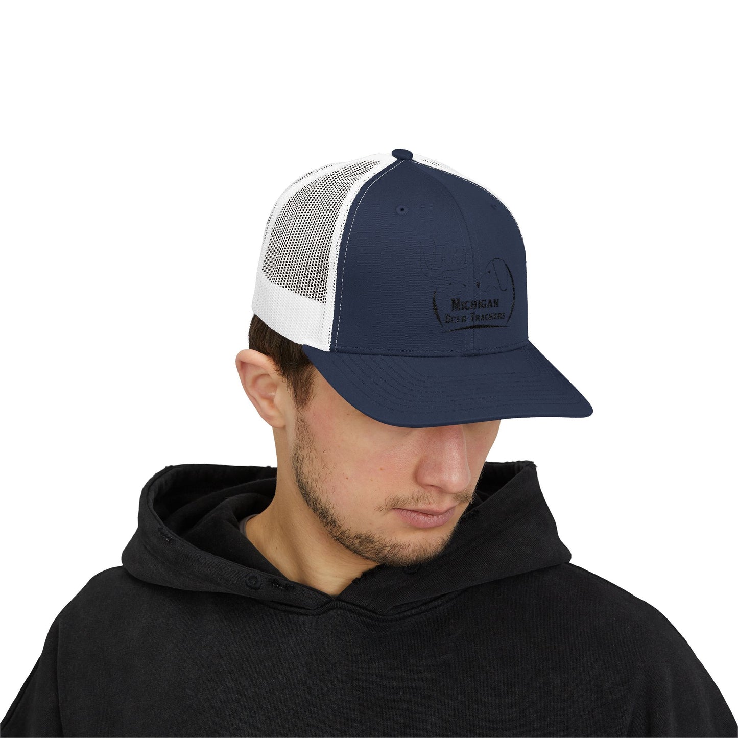 Michigan Deer Trackers Snapback Trucker Hat