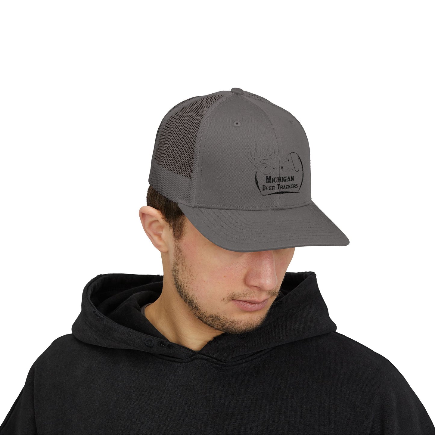 Michigan Deer Trackers Snapback Trucker Hat