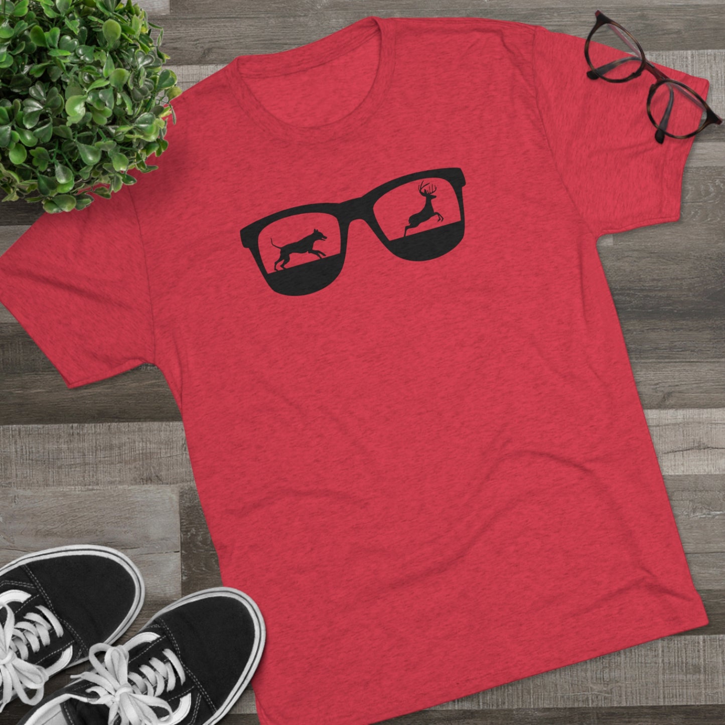 Tracking Nerd Tri-Blend Crew Tee