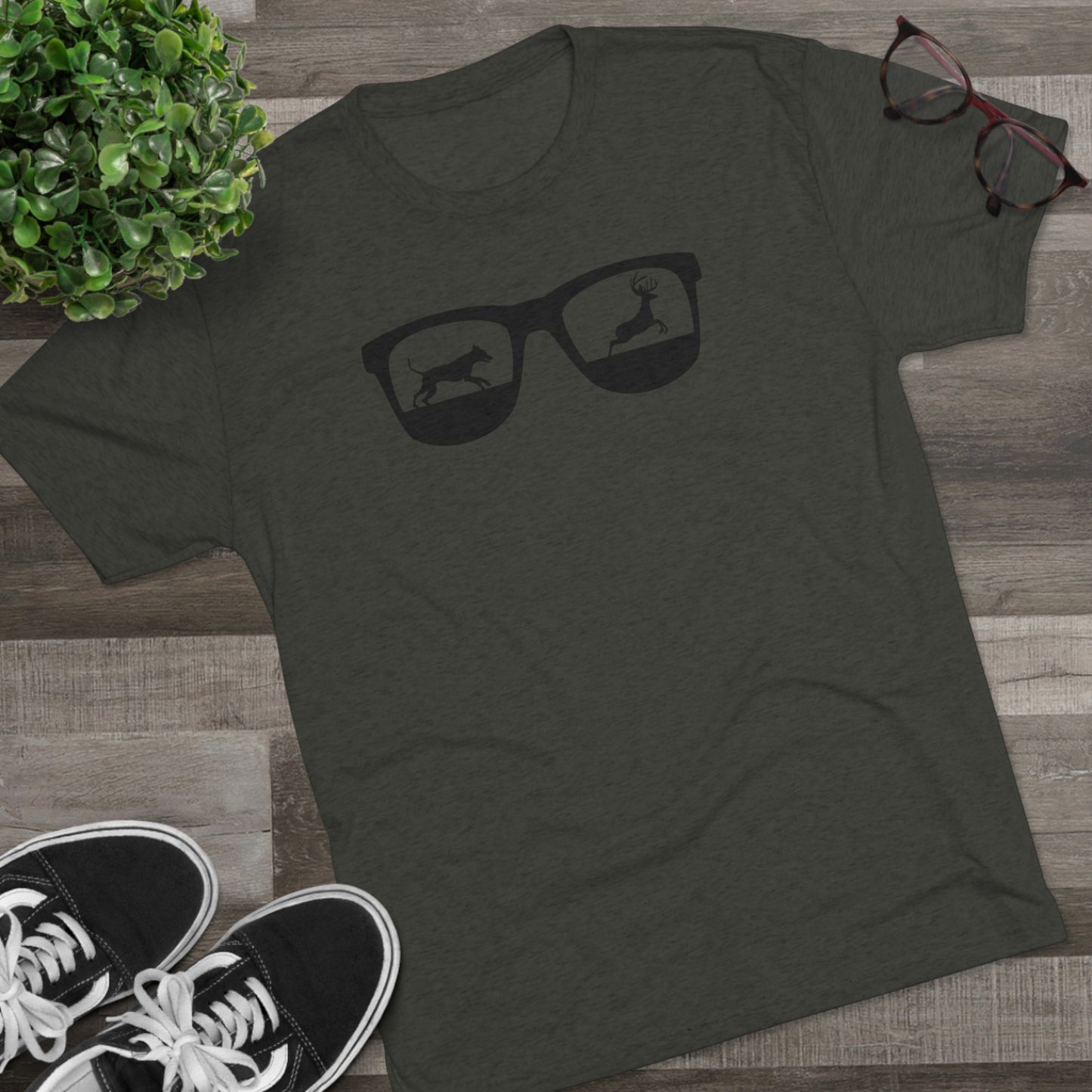 Tracking Nerd Tri-Blend Crew Tee