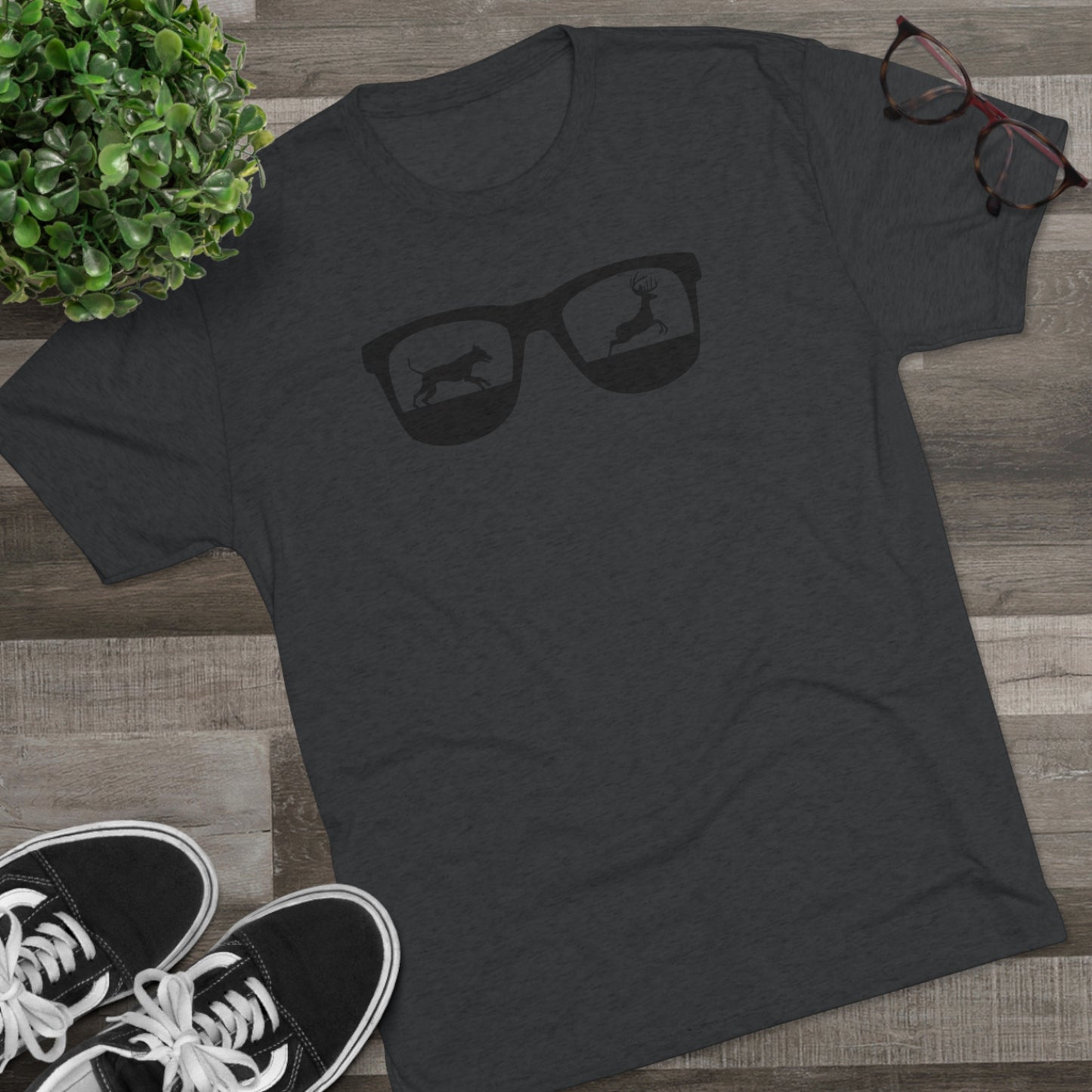 Tracking Nerd Tri-Blend Crew Tee