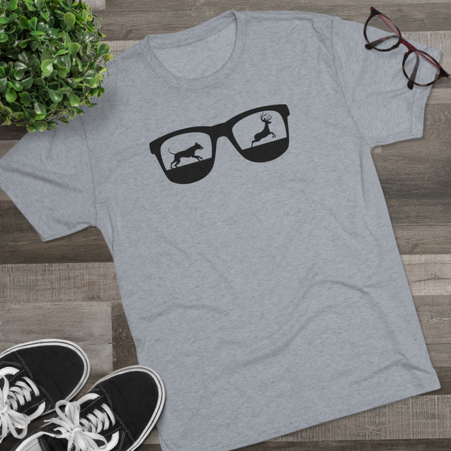 Tracking Nerd Tri-Blend Crew Tee